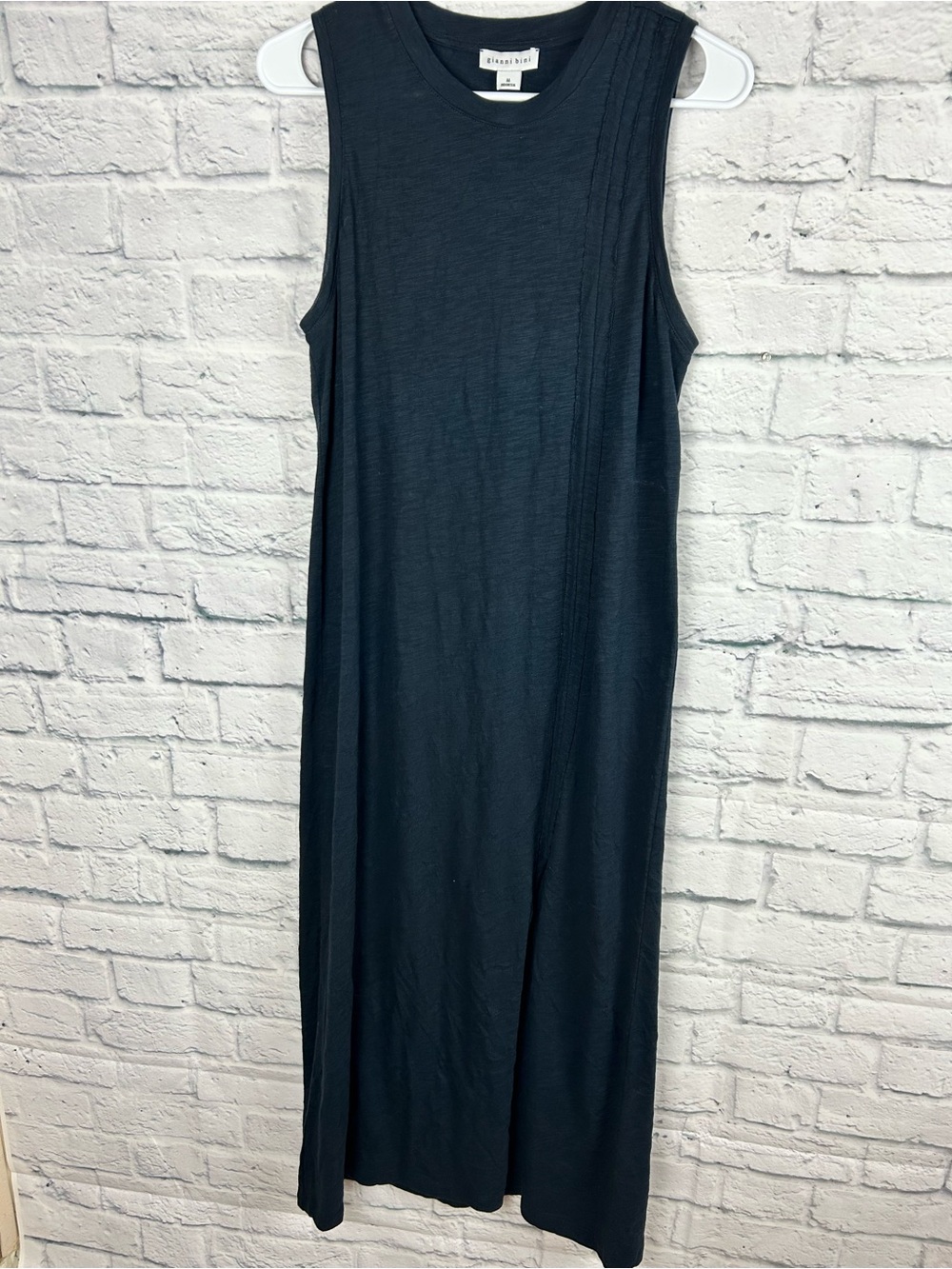 Gianni Bini Sedona Sunset Navy Sleeveless Maxi Dress Size M NWT